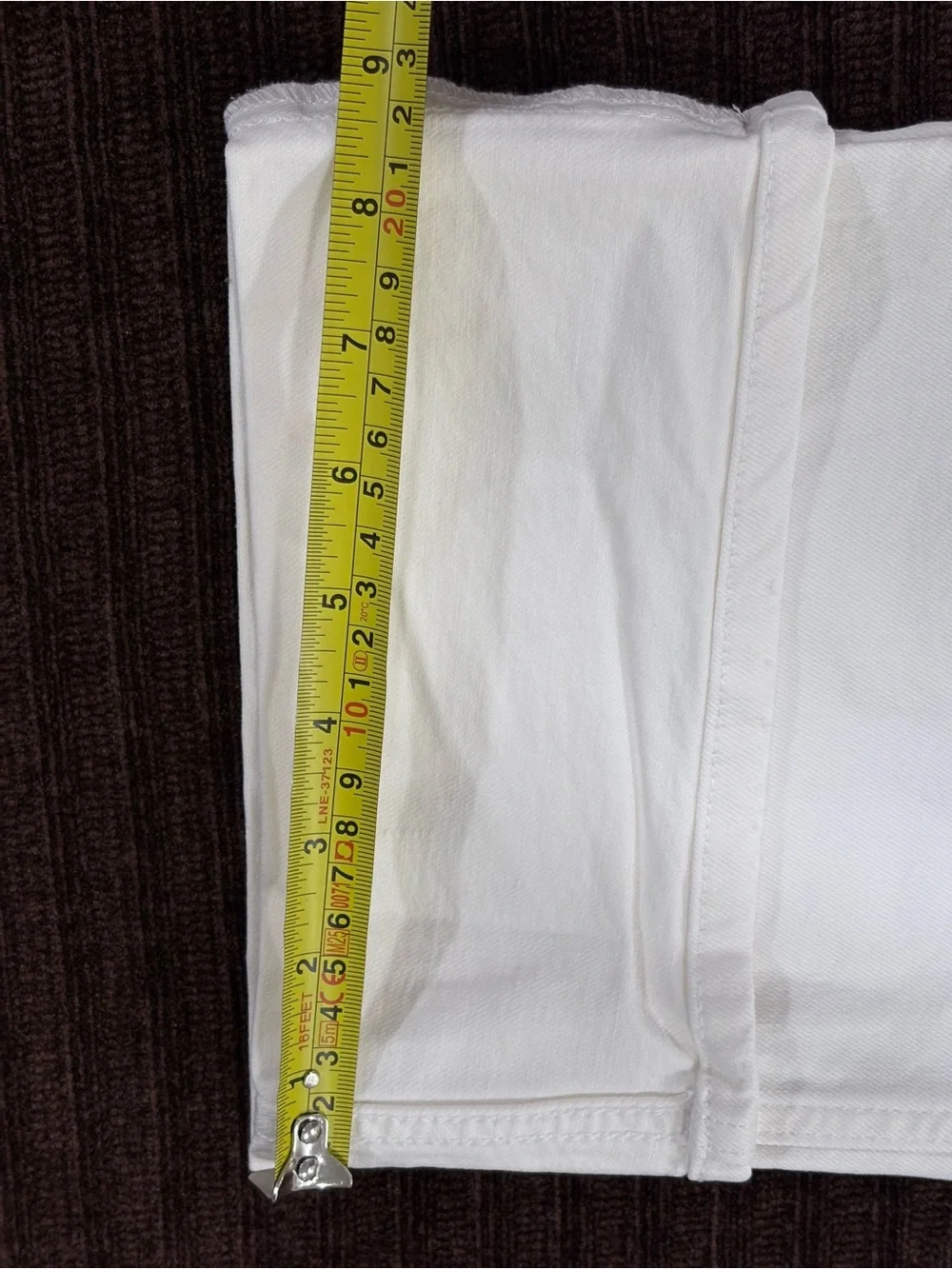 Abercrombie Curve Love 90s Relaxed Ultra High Rise White Cuffed Jeans 26